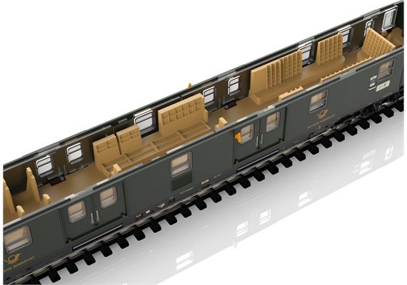Minitrix 18660 Postwagen "Deutsche Bundespost" DBP, Bauart Post 4mg-bI/26 - N (1:160) | Bild 3