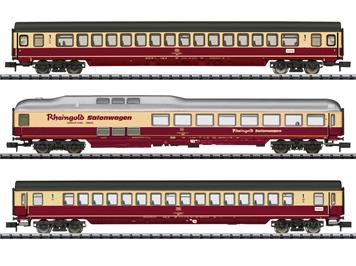 Minitrix 18715 Schnellzugwagen-Set „Sonder-TEE“, 3-teilig - N (1:160)