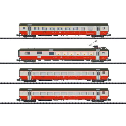 Minitrix 18720 SBB Schnellzugwagen-Set 4teilig "Swiss Express" Teil 1 - N (1:160)