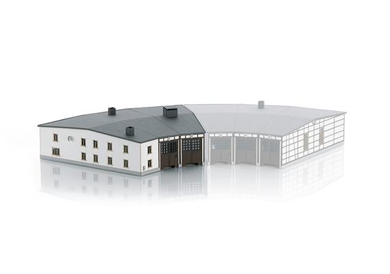 Minitrix 66341 Bausatz Ring-Lokschuppen "Selb" und Stellwerk "Selb-Stadt" - N (1:160) | Bild 2