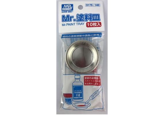 Mr. Hobby (Gunze Sangyo) D-175 Mr. Paint Tray (10 Stk.)