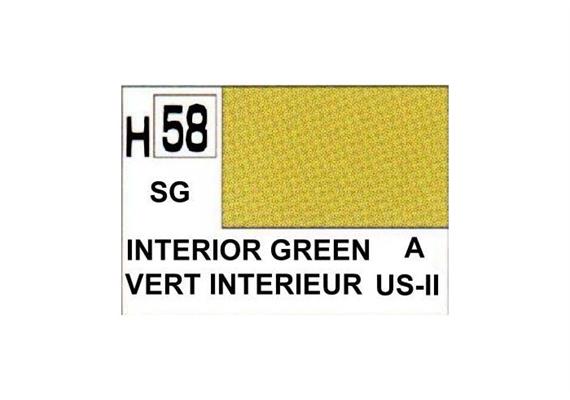 Mr. Hobby (Gunze Sangyo) H-058 innengrün halbmatt