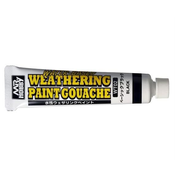 Mr. Hobby WT-02 Mr. Weathring Paste water-based "Basic Black" 20 ml