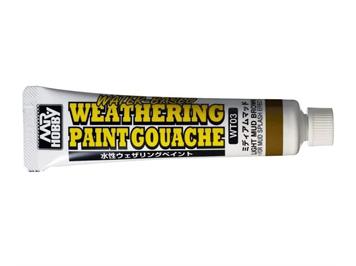 Mr. Hobby WT-03 Mr. Weathring Paste water-based "Light Mud Brown" 20 ml