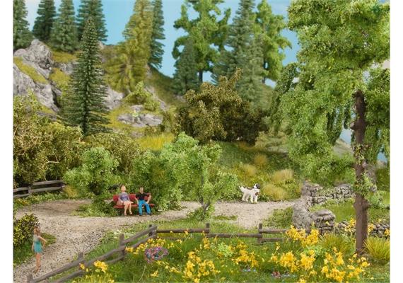 Noch 07253 Bodendecker-Foliage grün/beige, 12 x 18 cm - H0, TT, N, Z, 0, 1, G, H0m, H0e | Bild 5