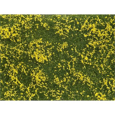 Noch 07255 Bodendecker-Foliage Wiese gelb, 12 x 18 cm - H0, TT, N, Z, 0, 1, G, H0m, H0e