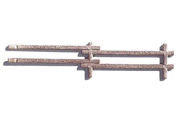 Noch 13010 Rundholzzaun - H0 (1:87) | Bild 1