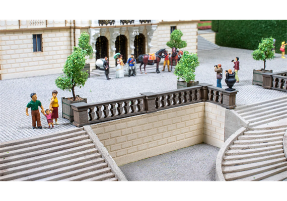 Noch 14215 Balustrade, 22,5 cm lang, 1,4 cm hoch - H0 (1:87)