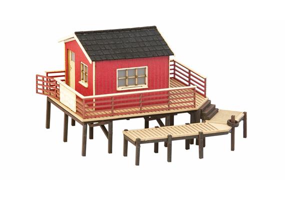 Noch 14259 Bootsverleih - H0 (1:87) | Bild 2