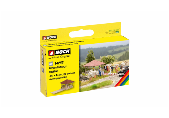 Noch 14263 Laser-Cut Veranstaltungs-Pavillon - H0 (1:87) | Bild 3