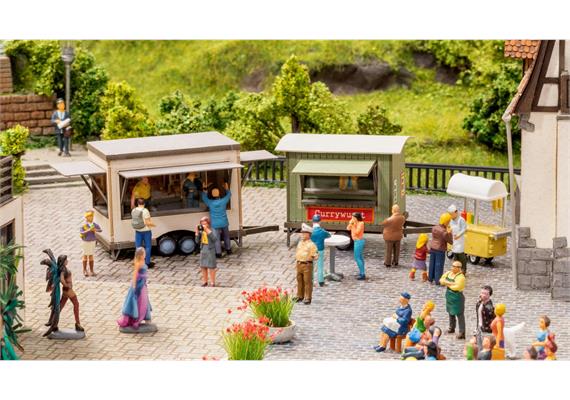 Noch 14396 Laser-Cut Mobile Imbissstände - H0 (1:87) | Bild 2