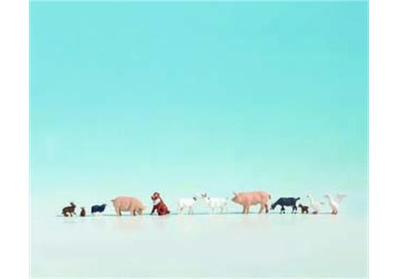 NOCH 15711 Tiere auf dem Bauernhof - H0 (1:87)