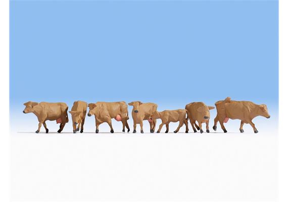 Noch 15727 Kühe braun - H0 (1:87)