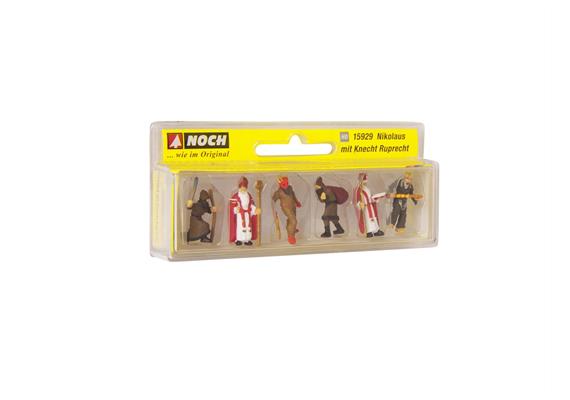 Noch 15929 Nikolaus mit Knecht Ruprecht, H0 1:87 | Bild 2