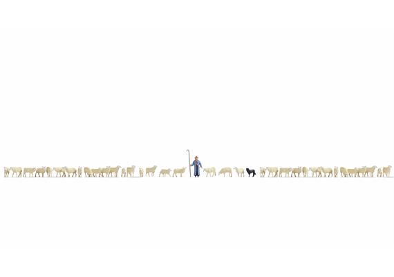 Noch 16162 XL-Set “Schafe und Schäfer” - H0 (1:87)