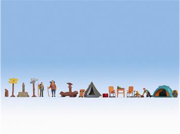 Noch 16201 Figuren-Themenwelt „Camping“ - H0 (1.87)