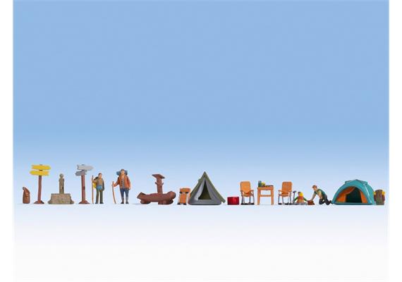 Noch 16201 Figuren-Themenwelt „Camping“ - H0 (1.87) | Bild 1