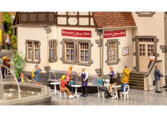 Noch 16245 Figuren-Themenwelt "Cafe" - H0 (1:87) | Bild 2