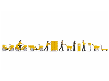 Noch 16265 Figuren-Themenwelt “Post” - H0 (1:87)
