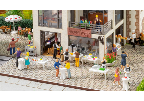 Noch 16277 Figuren-Themenwelt „Buffet 3“ - H0 (1:87) | Bild 2