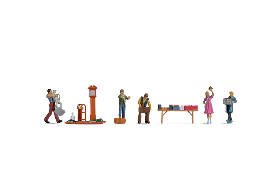 Noch 16280 Figuren-Themenwelt „Flohmarkt“ - H0 (1:87) | Bild 1