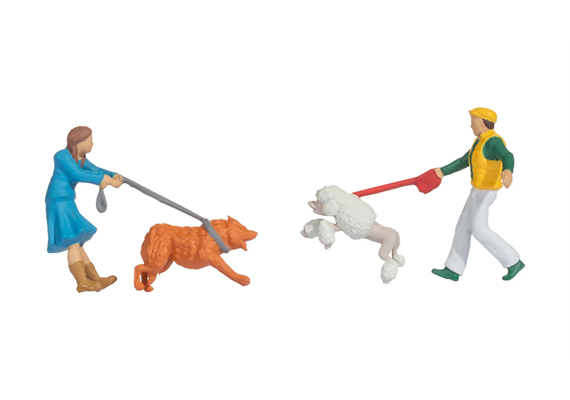 Noch 16602 Funny-Scenes „Hundebegegnung" - H0 (1:87) | Bild 1