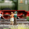 Noch 16605 Funny-Scenes „Reporter Team" - H0 (1:87) | Bild 2