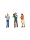 Noch 16605 Funny-Scenes „Reporter Team" - H0 (1:87)