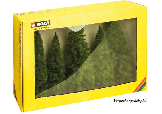 Noch 24530 Fichten dunkelgrün, 18 Stk. 14 - 20 cm hoch | Bild 2
