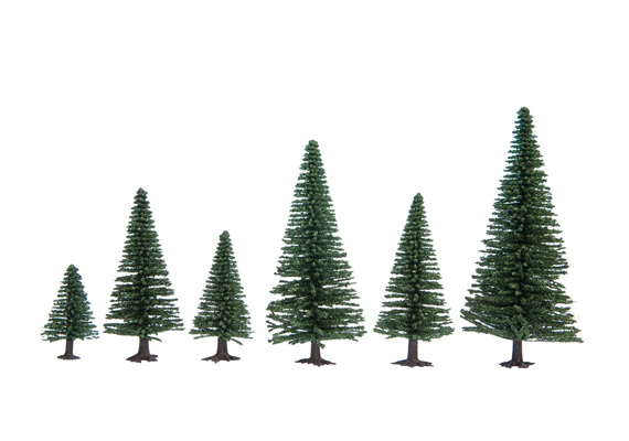 Noch 26920 Modelltannen 10 Stück, 5 - 14 cm hoch | Bild 1