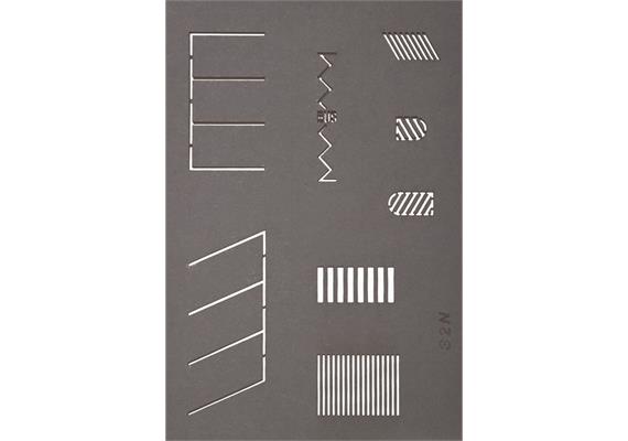 Noch 34240 Strassenmarkierungs-Schablonen, N (1:160) | Bild 3