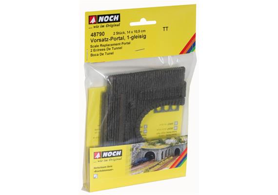 Noch 48790 Vorsatz-Portal, 1-gleisig, zur Reduzierung von H0 auf TT | Bild 2