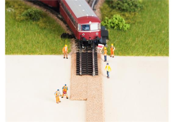 NOCH 50496 Kork-Platte, 2 Stück, je 15 x 50 cm, 2 mm hoch - N (1:160) | Bild 5