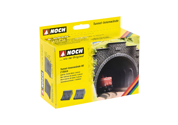 Noch 58030 Tunnel-Innenwand, gerade, 2 Stück - H0 (1:87) | Bild 2
