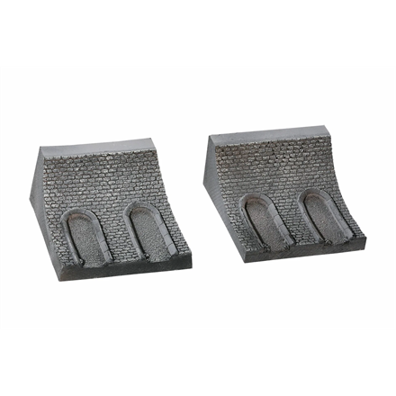 Noch 58030 Tunnel-Innenwand, gerade, 2 Stück - H0 (1:87)