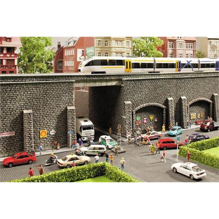 Noch 58055 Mauer extra lang, 66,8 x 12,5 cm - H0 (1:87)