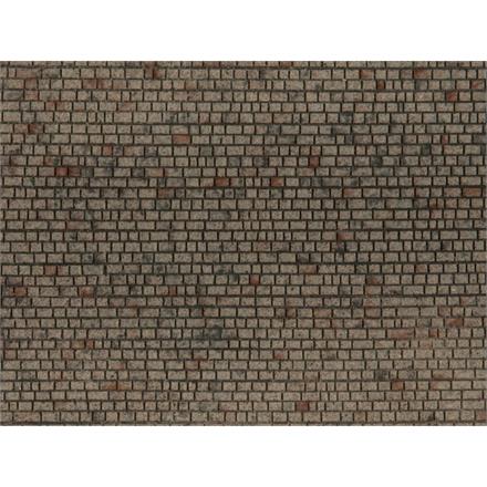 Noch 60372 3D-Strukturfolie „Mauerwerk Quader" - H0 (1:87)