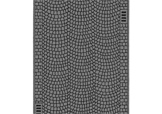 NOCH 60722 Kopfsteinpflaster, 100 x 6,6 cm - H0 (1:87)
