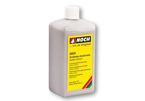 Noch 60826 Strassenbau-Strukturfarbe Asphalt anthrazit, 250 ml | Bild 1