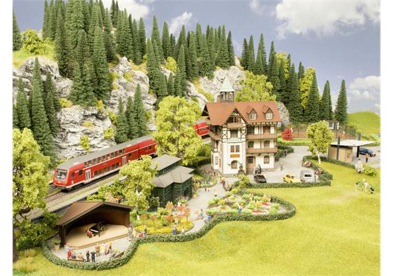 Noch 66407 Laser-Cut Romantik-Hotel Schönblick - H0 (1:87) | Bild 4