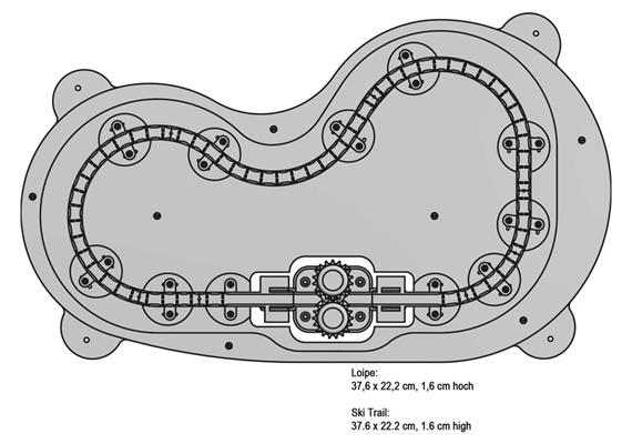 Noch 66832 Langlauf Loipe mit Apres-Ski Hütte - H0 (1:87) | Bild 4