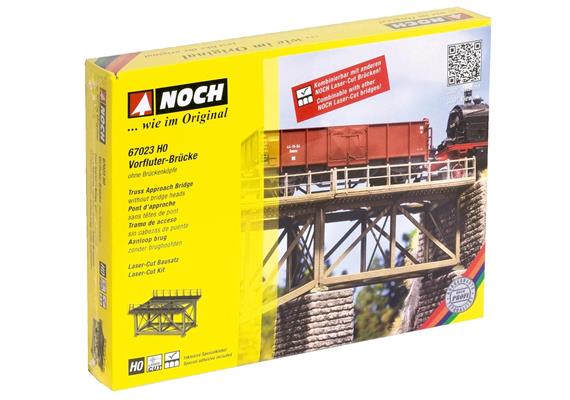 Noch 67023 Vorfluter-Brücke Bausatz Laser-Cut - H0 (1:87) | Bild 3