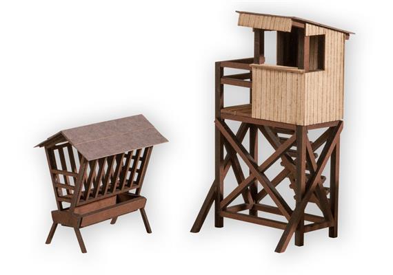 Noch 67137 Jägerstand & Futterkrippe, Spur 0, 1:45 | Bild 1