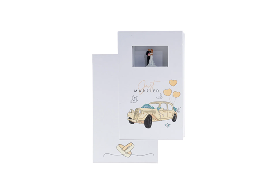 NOCH 99500 Geschenkbox „Hochzeit”, 9 cm x 15 cm, 2,5 cm hoch | Bild 1