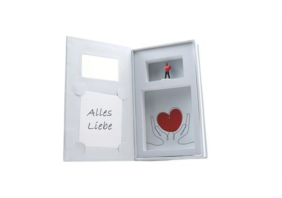NOCH 99501 Geschenkbox „Alles Liebe”, 9 cm x 15 cm, 2,5 cm hoch | Bild 4