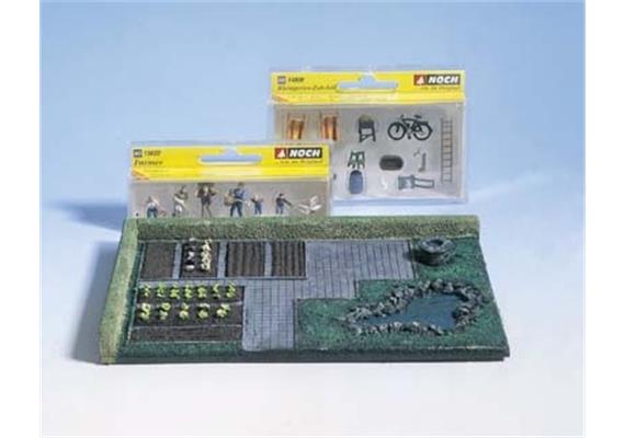 NOCH Set Schrebergarten HO