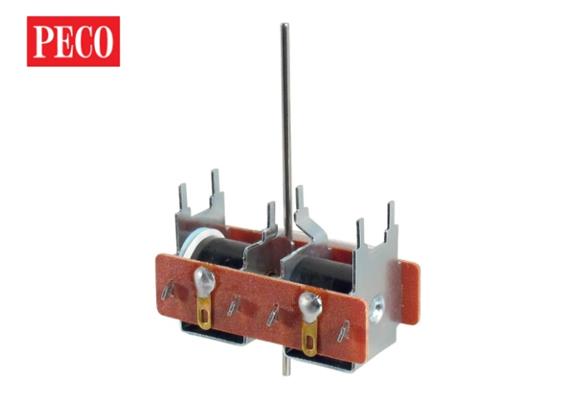 Peco PL-10E Doppelspulen-Weichenantrieb 2-2,4A - H0, H0m, N