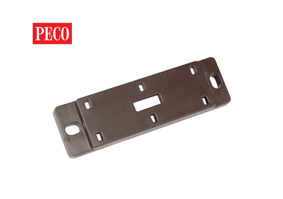 Peco PL-9 Montageplatten für Weichenmotoren der Serie PL-10E, Inhalt 5 Stück