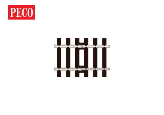 Peco SL-113 Übergangsgleis Code 75 auf 100, 4 Stück - H0 (1:87)