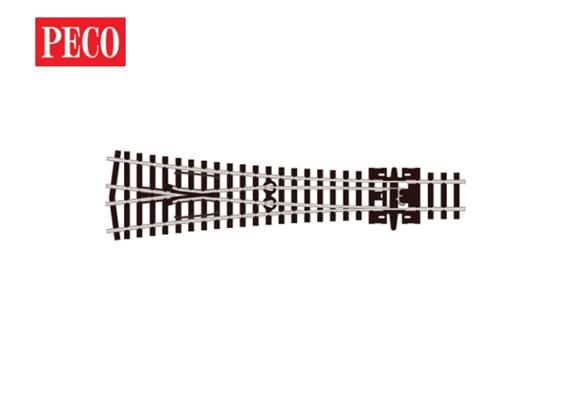 Peco SL-397 Y-Weiche, mittlerer Radius, rechts, Code 80, insulfrog - N (1:160)